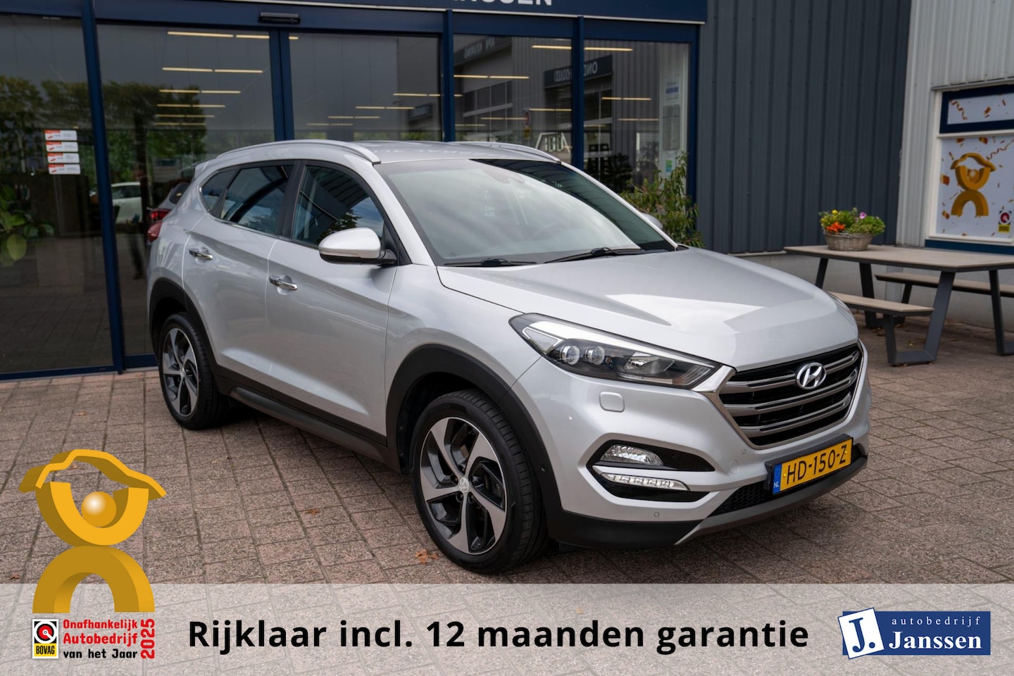 Hyundai Tucson - 1.6 T-GDi Premium 4WD|Prijs rijklaar incl 12 mnd garantie|Stoel/Stuurverwarming Leder Navi - AutoWereld.nl