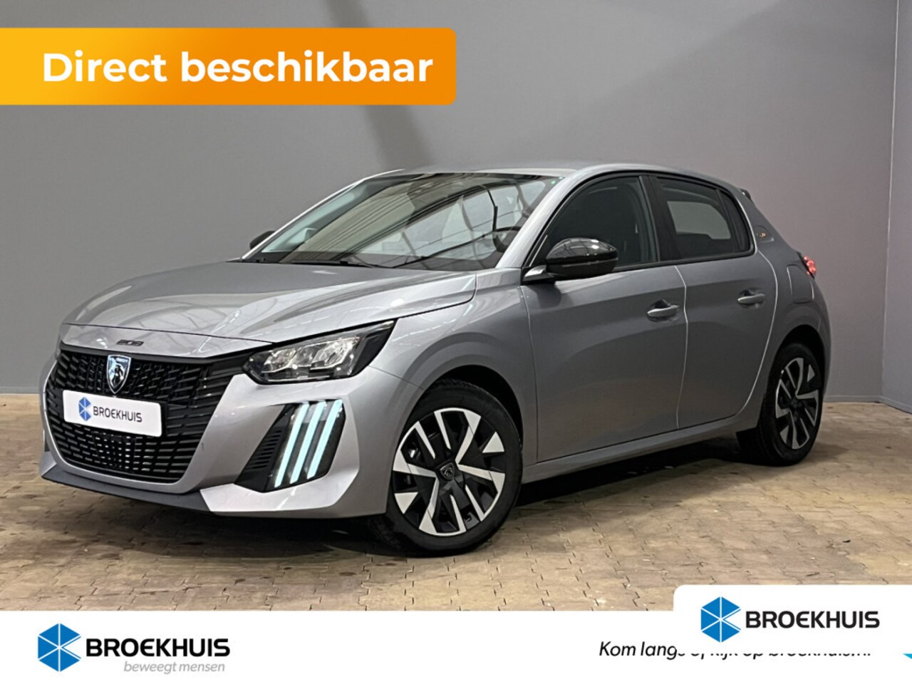 Peugeot 208 - Style | Dashboard en deurpanelen in kunststof met carboneffect | Ecoled koplampen | Elektr - AutoWereld.nl