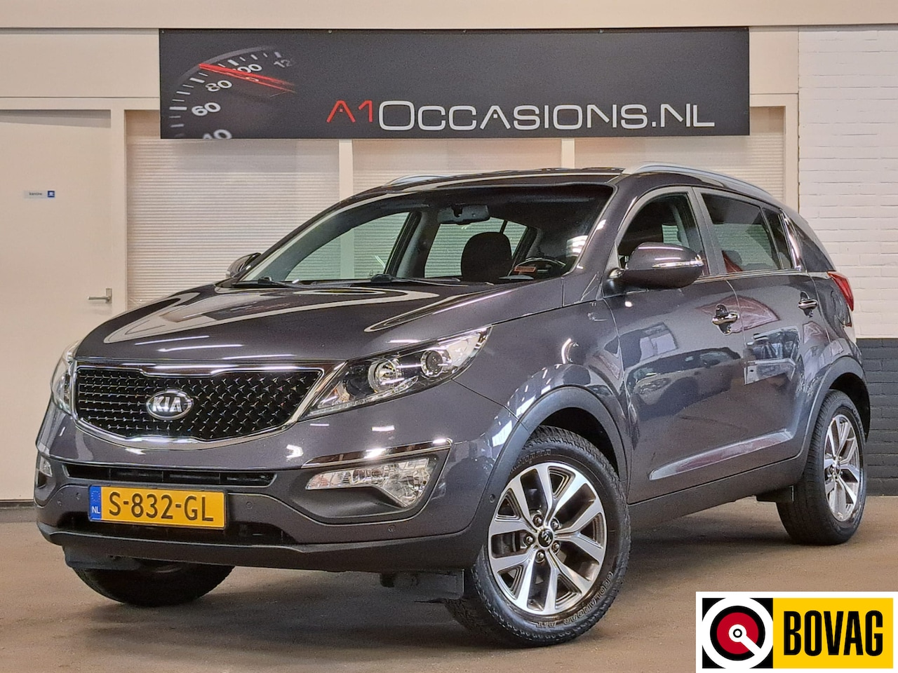 Kia Sportage - 1.6 GDI DynamicLine + NAVI + STOELVERWARMING !! - AutoWereld.nl