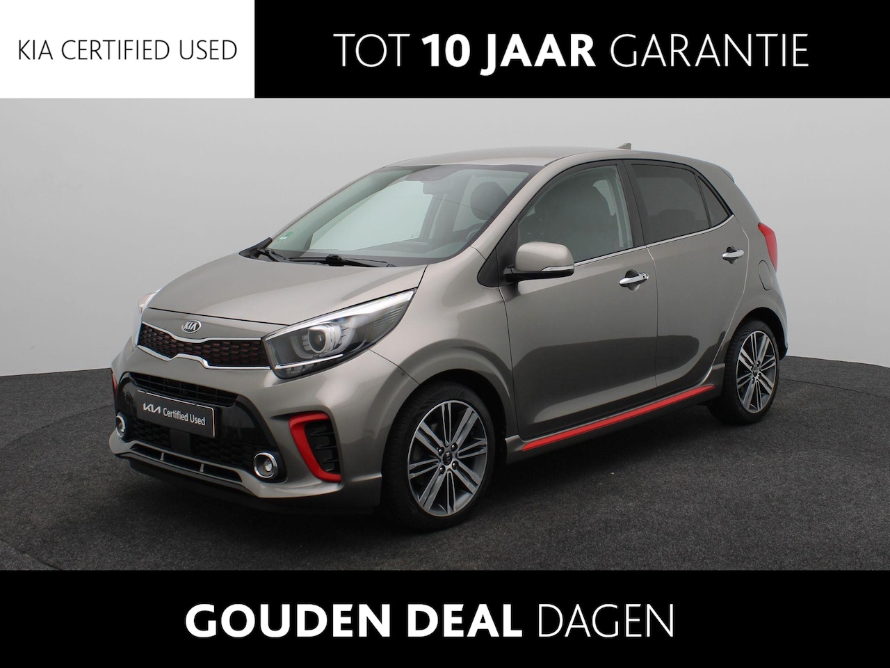 Kia Picanto - 1.2 CVVT GT-Line | Navigatie | Climate Control | Lm velgen | Parkeersensoren | Camera | | - AutoWereld.nl