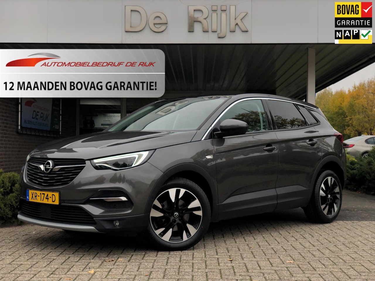 Opel Grandland X - 1.6 Turbo Business Executive | Panodak, Carplay/Android, Navi, DAB, Cruise, Clima | NAP | - AutoWereld.nl