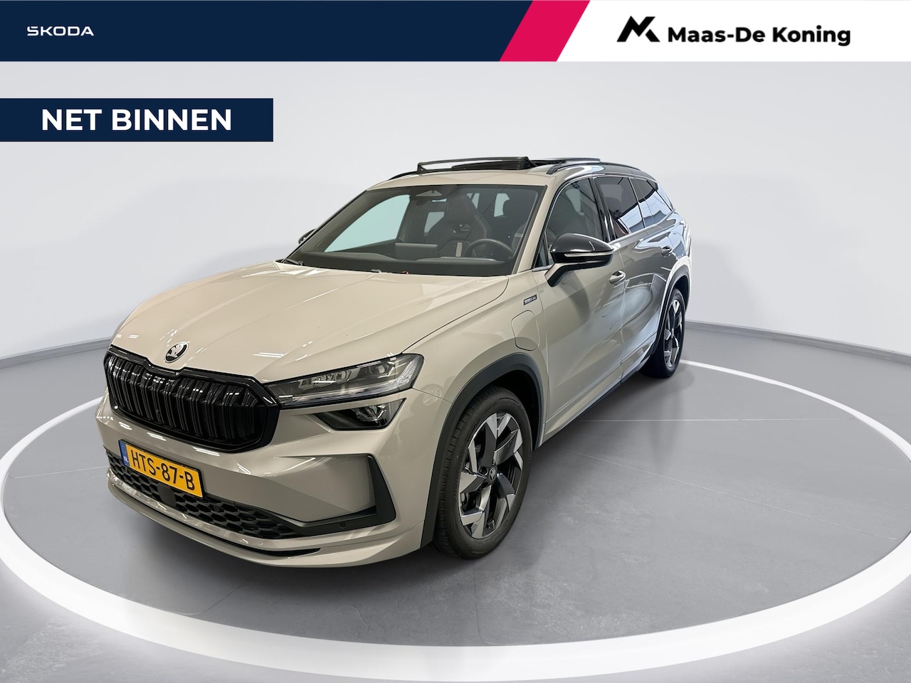 Skoda Kodiaq - 1.5 TSI 204pk DSG PHEV Sportline Business · Panoramadak · Camera · Apple/Android Car Play - AutoWereld.nl