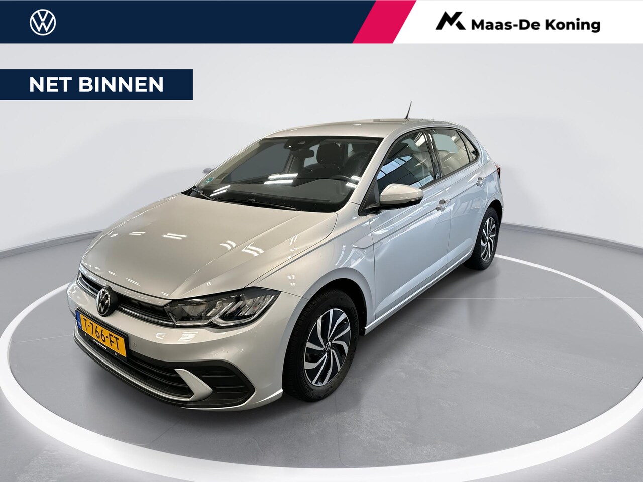Volkswagen Polo - 1.0 TSI 95pk Life Business · Apple/Android Car Play · Navigatie · Alarm · Stoelverwarming - AutoWereld.nl