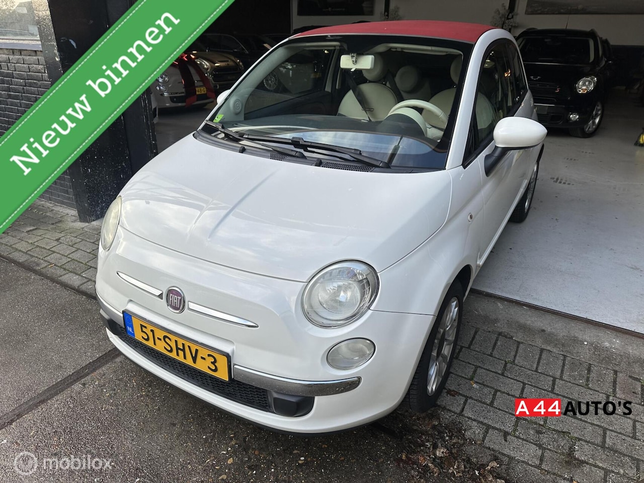 Fiat 500 - 0.9 TwinAir Turbo CABRIO*NL auto NAP✅*115705 KM * - AutoWereld.nl