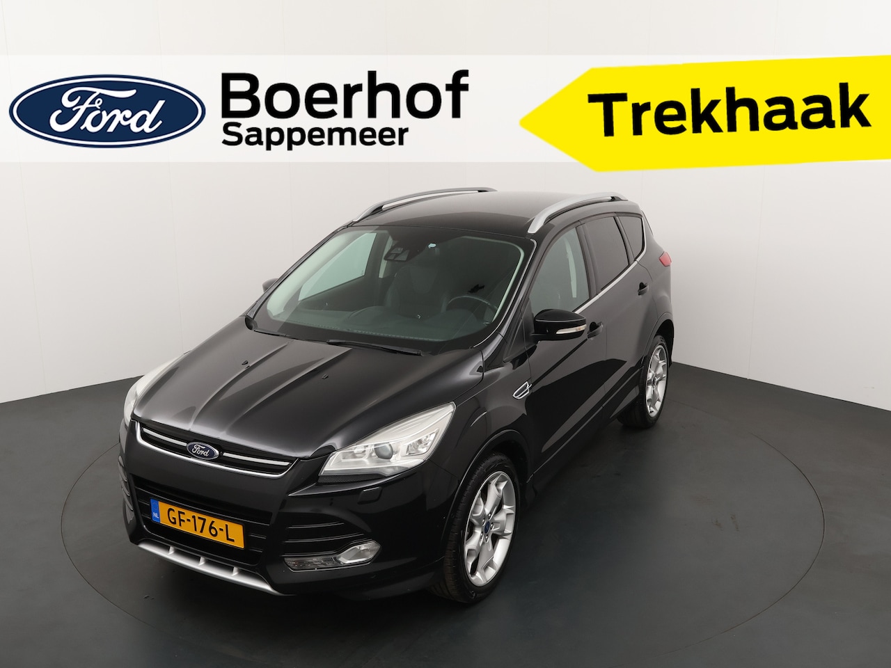 Ford Kuga - 1.6 EcoBoost 150 pk Titanium Plus | Trekhaak | Xenon | Half leer | Navi | Voorruitverw. | - AutoWereld.nl