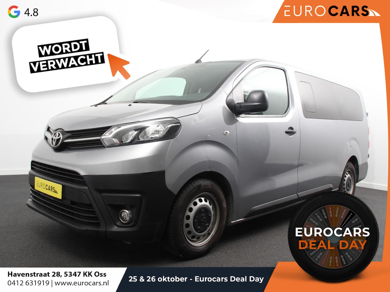 Toyota ProAce Shuttle - 2.0 D-4D Cool Comfort Long | 9 persoons | Airco | Cruise Control | Bluetooth | - AutoWereld.nl