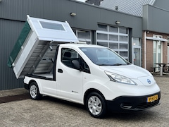 Nissan e-NV200 - 24KWh Marge BTW VRIJ Elektrische Kipper Openlaadbak met Airco Cruise controle Telefoonverb
