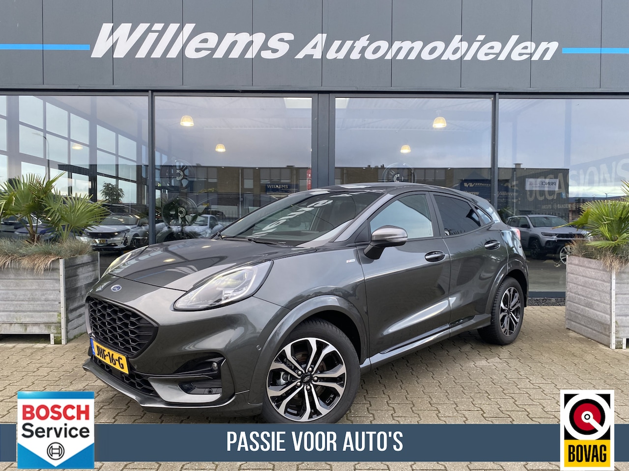 Ford Puma - 1.0 EcoBoost Hybrid 1.0 EcoBoost Hybrid ,St Line , 155 pk Adaptive Cruise, WinterPakket & Elektrische Klep - AutoWereld.nl