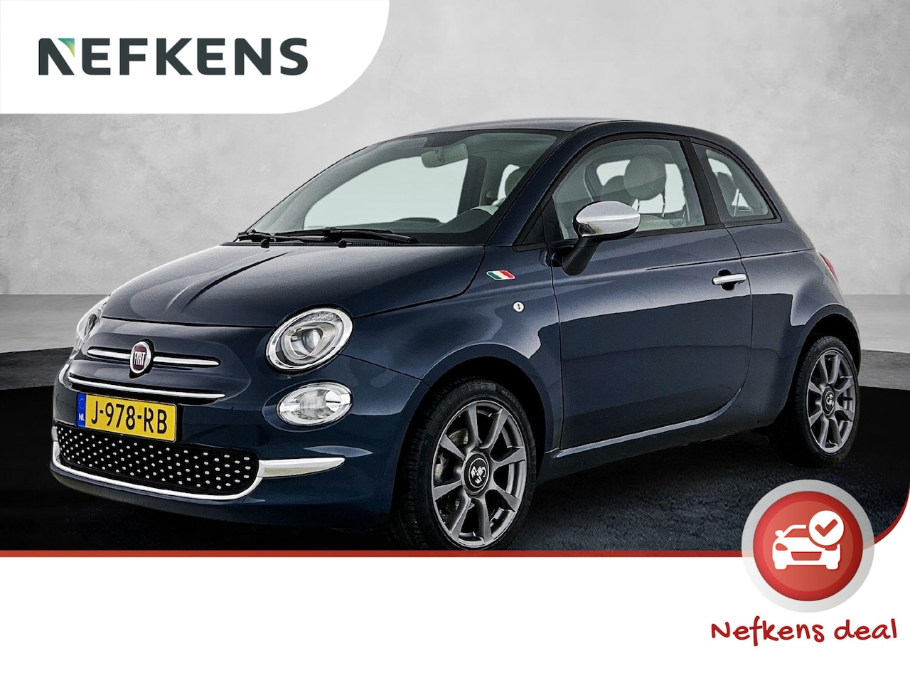 Fiat 500 - 1.0 Hybrid Lounge 70pk | Navigatie via Apple Carplay/Android Auto | Airco | Cruise Control - AutoWereld.nl