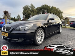 BMW 5-serie Touring - 525i, leer, pano, boekjes, YOUNGTIMER