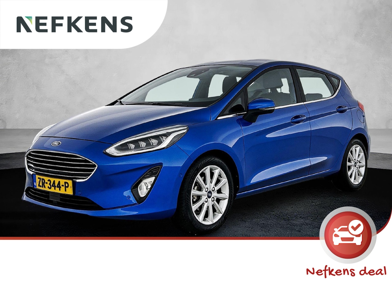 Ford Fiesta - 100pk Titanium | 1ste eigenaar | Achtetrijcamera | LED lampen | Apple CarPlay/Android | Cl - AutoWereld.nl