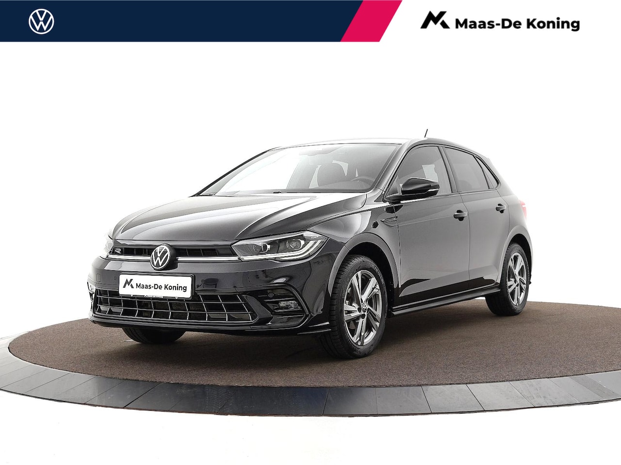 Volkswagen Polo - 1.0 TSI 95pk R-Line · Apple/Android Car Play · P-Sensoren · Navi · IQ.light · Stoelverwarm - AutoWereld.nl