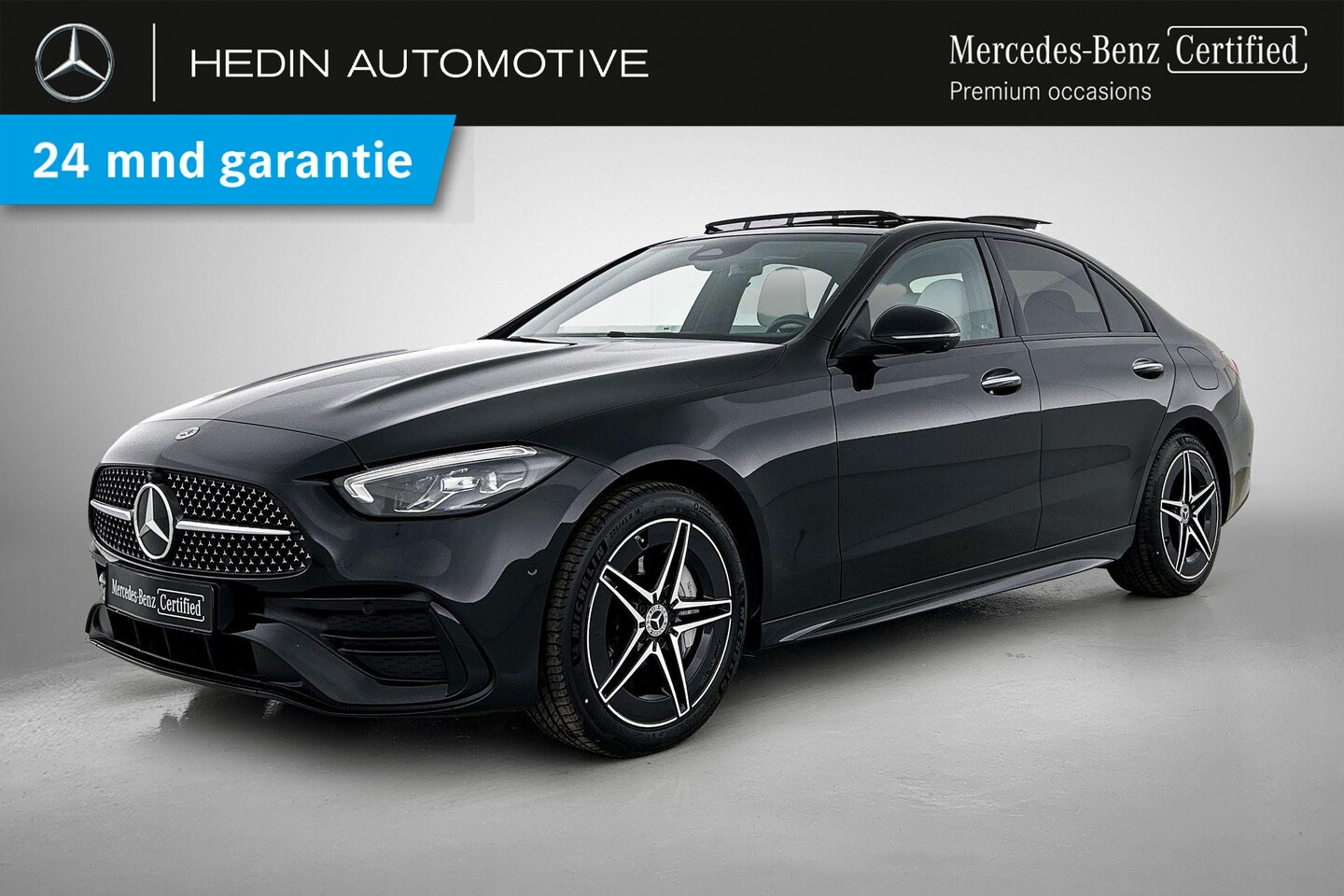 Mercedes-Benz C-klasse - C 300e Limousine Automaat AMG Line | Nightpakket | Winterpakket | Panoramadak | Distronic - AutoWereld.nl