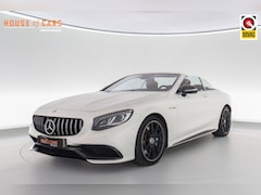 Mercedes-Benz S-klasse Cabrio - S63 AMG 585pk 4Matic |dealer onderhouden|Carbon exterieur|Burmester High end|drivers packa