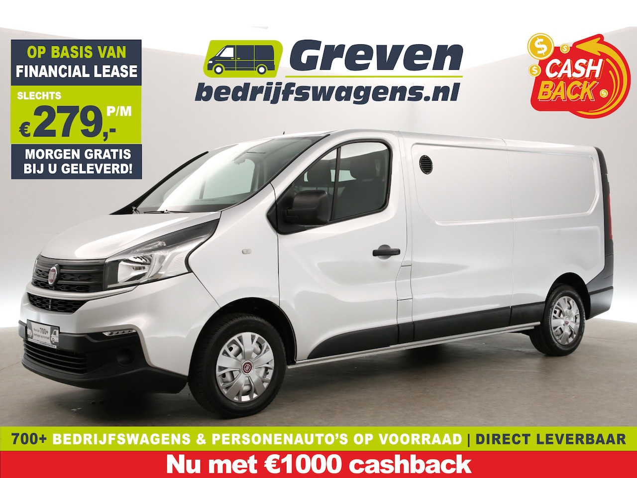 Fiat Talento - 1.6 MJ L2H1 | MARGE! | 3 Persoons | Trekhaak | Elektrpakket | Schuifdeur - AutoWereld.nl