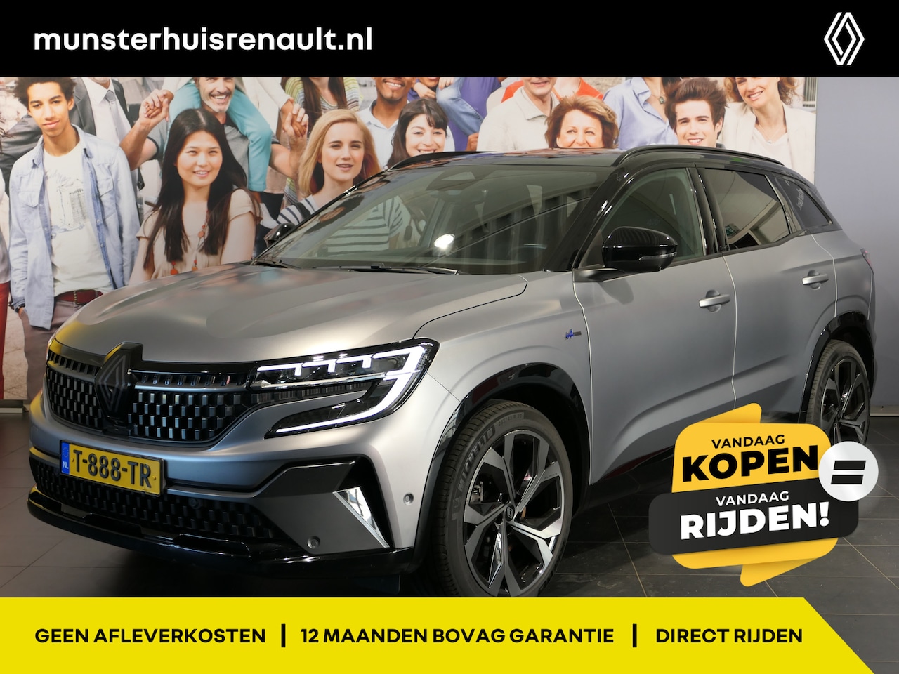 Renault Austral - 1.2 E-Tech full hybrid 200 Nette auto iconic esprit Alpine * Vol opties - Panodak, voorrui - AutoWereld.nl