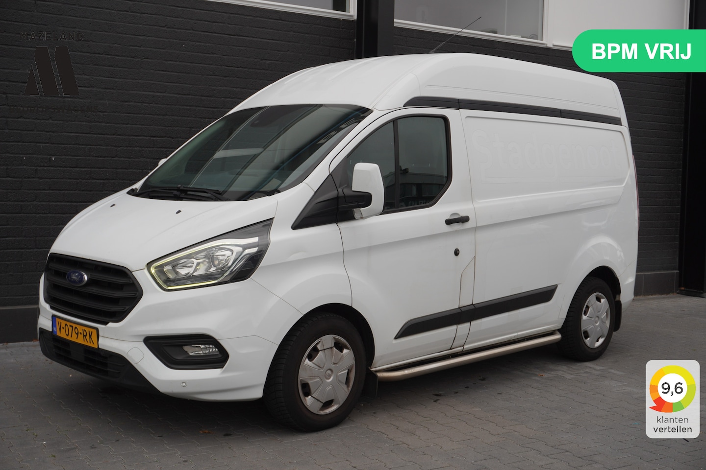 Ford Transit Custom - 2.0 TDCI 130PK L1H2 Automaat EURO 6 - Airco - Navi - Cruise - € 14.950,- Excl. - AutoWereld.nl