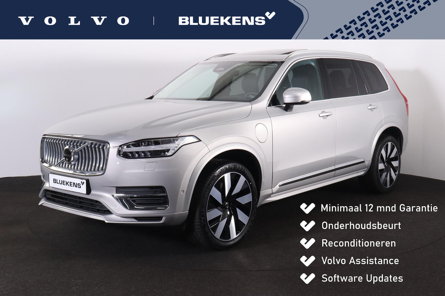 Volvo XC90 - T8 Recharge AWD Plus Bright - LONG RANGE - Panorama/schuifdak - IntelliSafe Assist & Surro - AutoWereld.nl