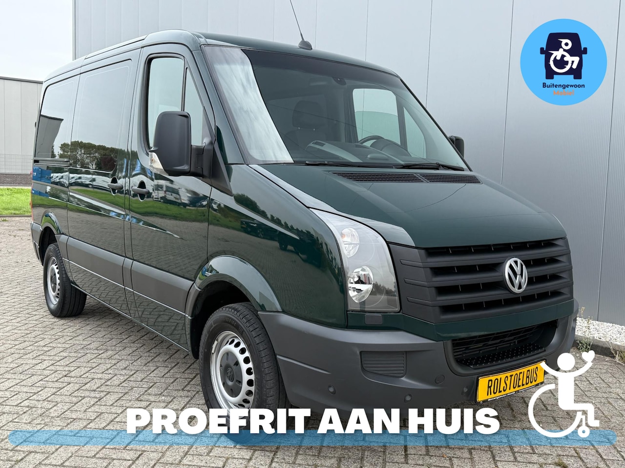 Volkswagen Crafter - Rolstoelbus (airco) Automaat Rolstoel Voorin - AutoWereld.nl
