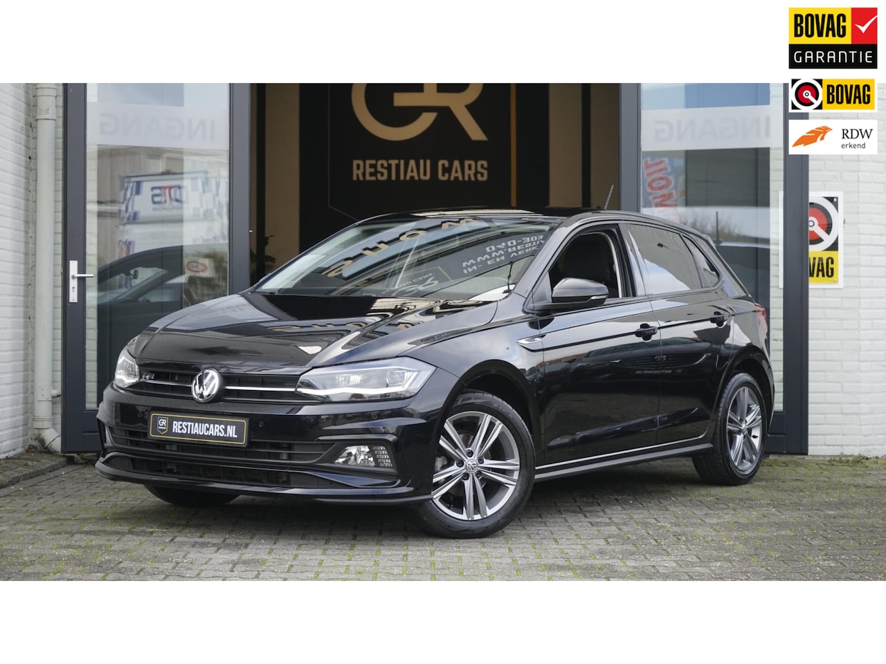 Volkswagen Polo - 1.0 TSI R-Line AUTOMAAT-ACC-CARPLAY-CLIMA-FULL LED-NAVIGATIE-STOELVERWARMING - AutoWereld.nl