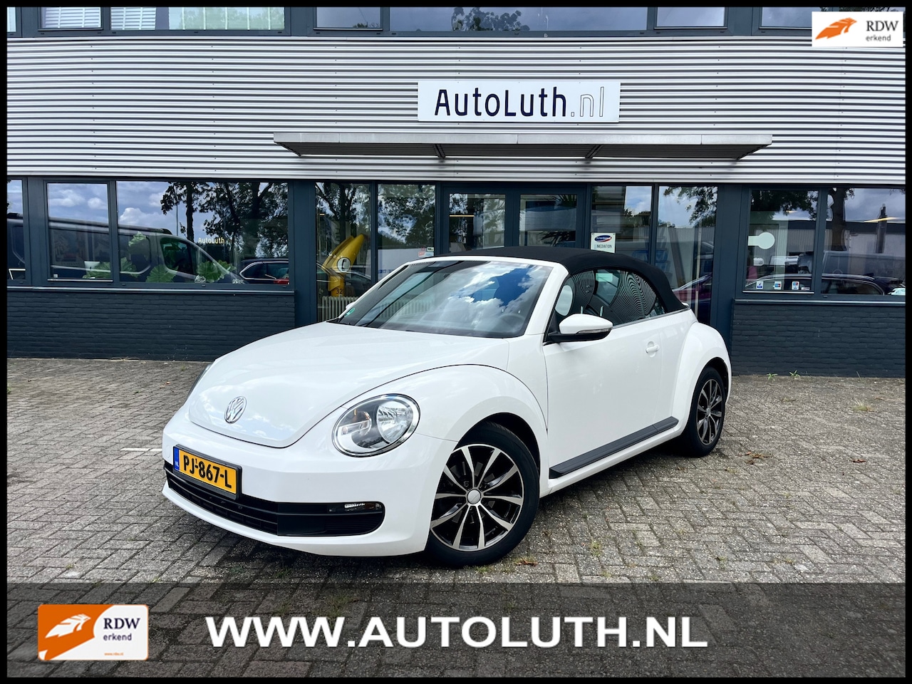 Volkswagen Beetle Cabriolet - 1.2 TSI Automaat/ Design - AutoWereld.nl