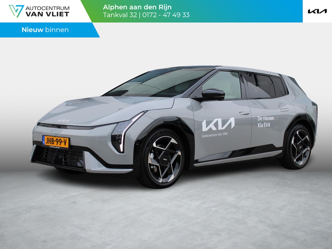 Kia EV4 - GT-PlusLine 81.4 kWh Leverbaar in 2025 | HUD | Harman Kardon | Pano dak | Stoel en stuurve - AutoWereld.nl