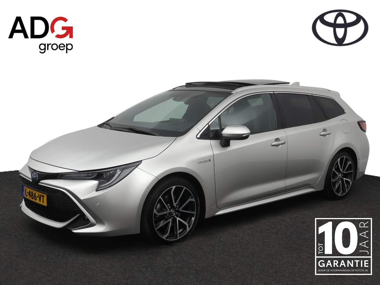 Toyota Corolla Touring Sports - 2.0 Hybrid Executive | Electrisch panoramadak | Navigatie | Stoelverwarming | Leder - Stof - AutoWereld.nl