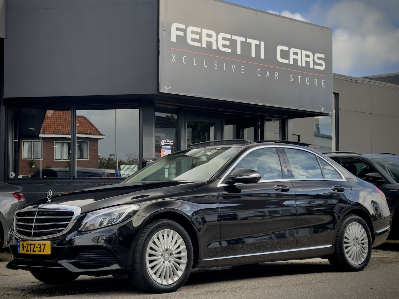 Mercedes-Benz C-klasse - 180 AUT7 AMBITION 96D.KM PANODAK NAVI AIRCO LED LMV PDC - AutoWereld.nl