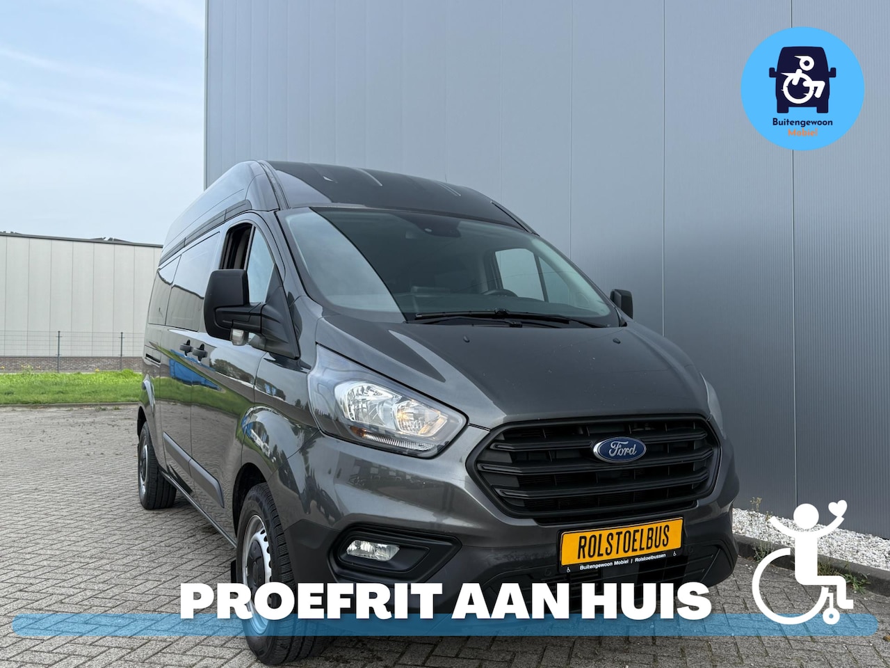 Ford Transit Custom - Rolstoelbus Automaat (Airco) Deluxe variant rolstoel bus - AutoWereld.nl