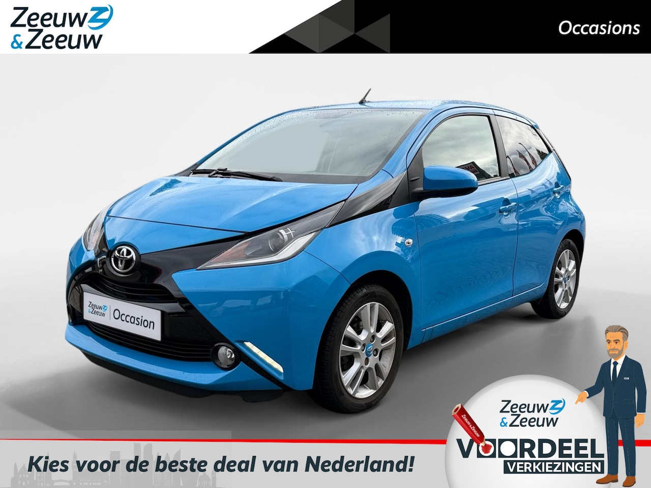 Toyota Aygo - 1.0 VVT-i x-joy | Lage kilometers | Achteruitrijcamera | Super leuke kleur | Radio | Telef - AutoWereld.nl