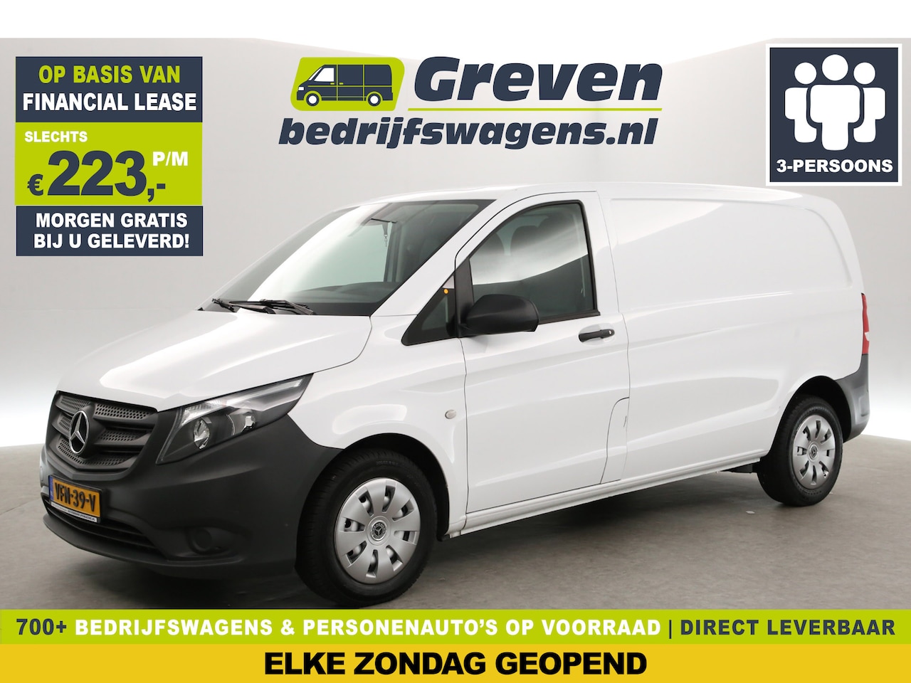 Mercedes-Benz Vito - CDI | Airco | Cruise | 3-Zits | Elektrpakket - AutoWereld.nl