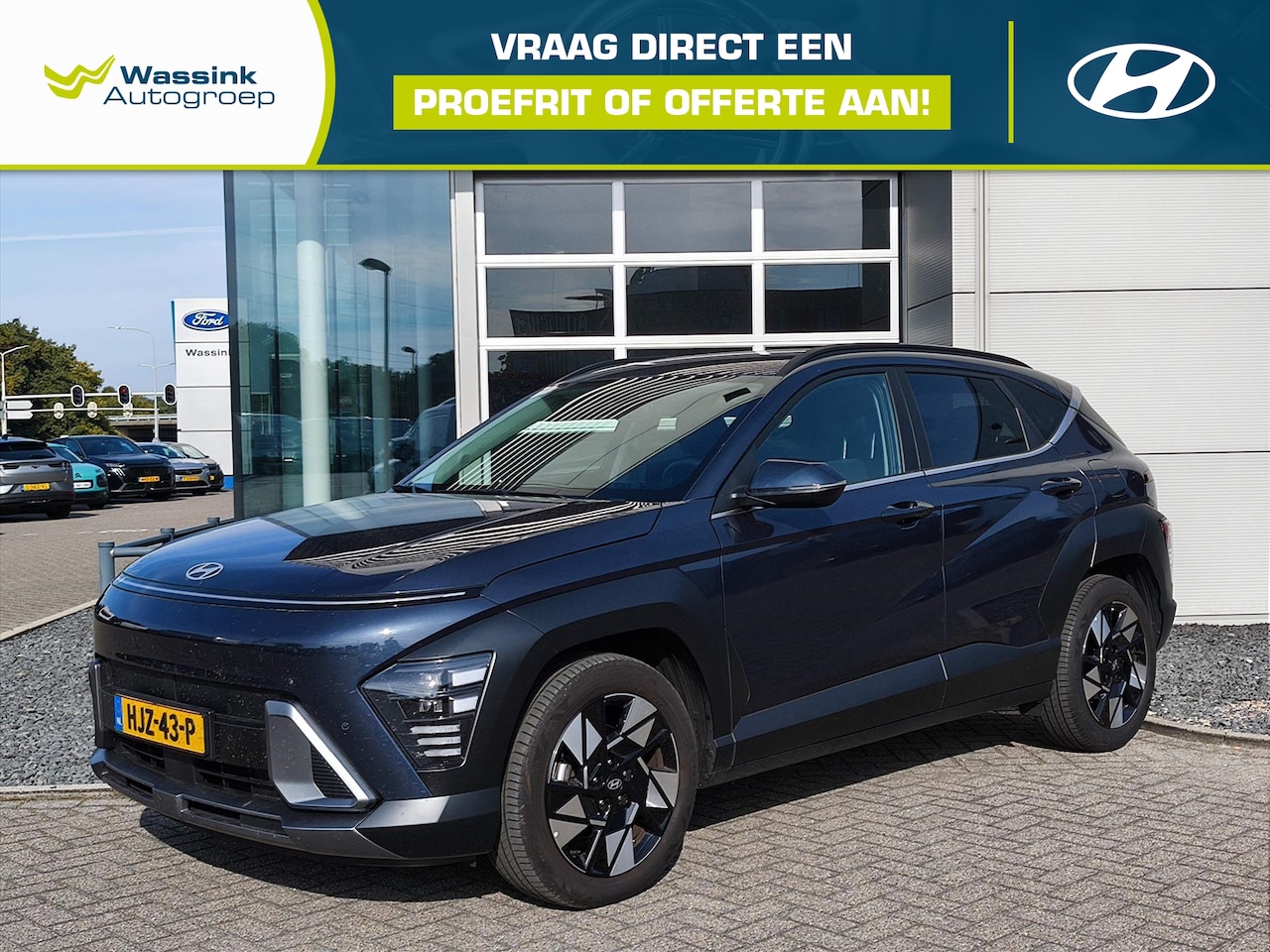 Hyundai Kona - 1.6 GDI HYBRID 141pk Automaat Comfort Smart | Camera | Navigatie | Adaptive cruise control - AutoWereld.nl