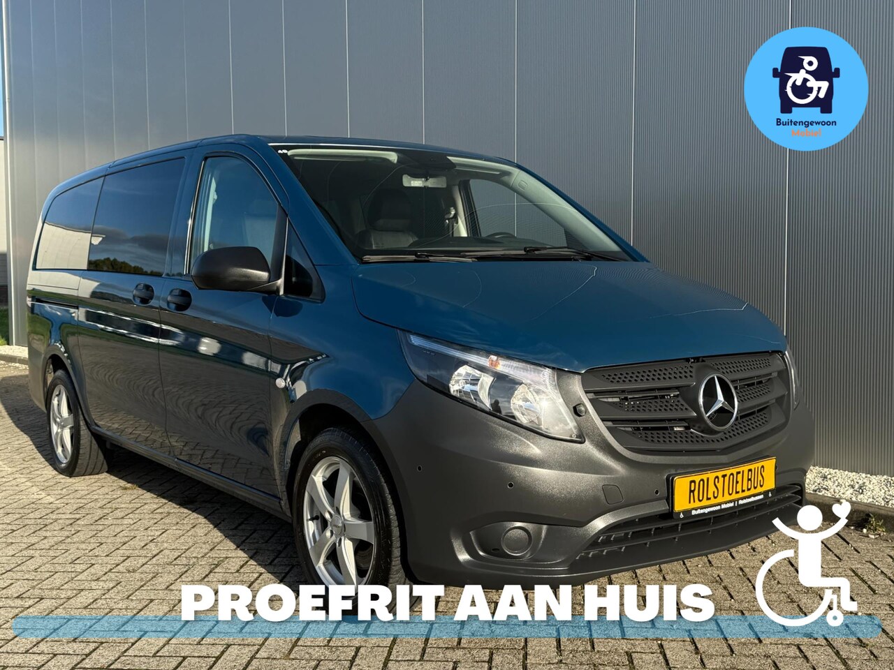 Mercedes-Benz Vito Tourer - Rolstoelbus Zelfrijder (Airco) Automaat - AutoWereld.nl