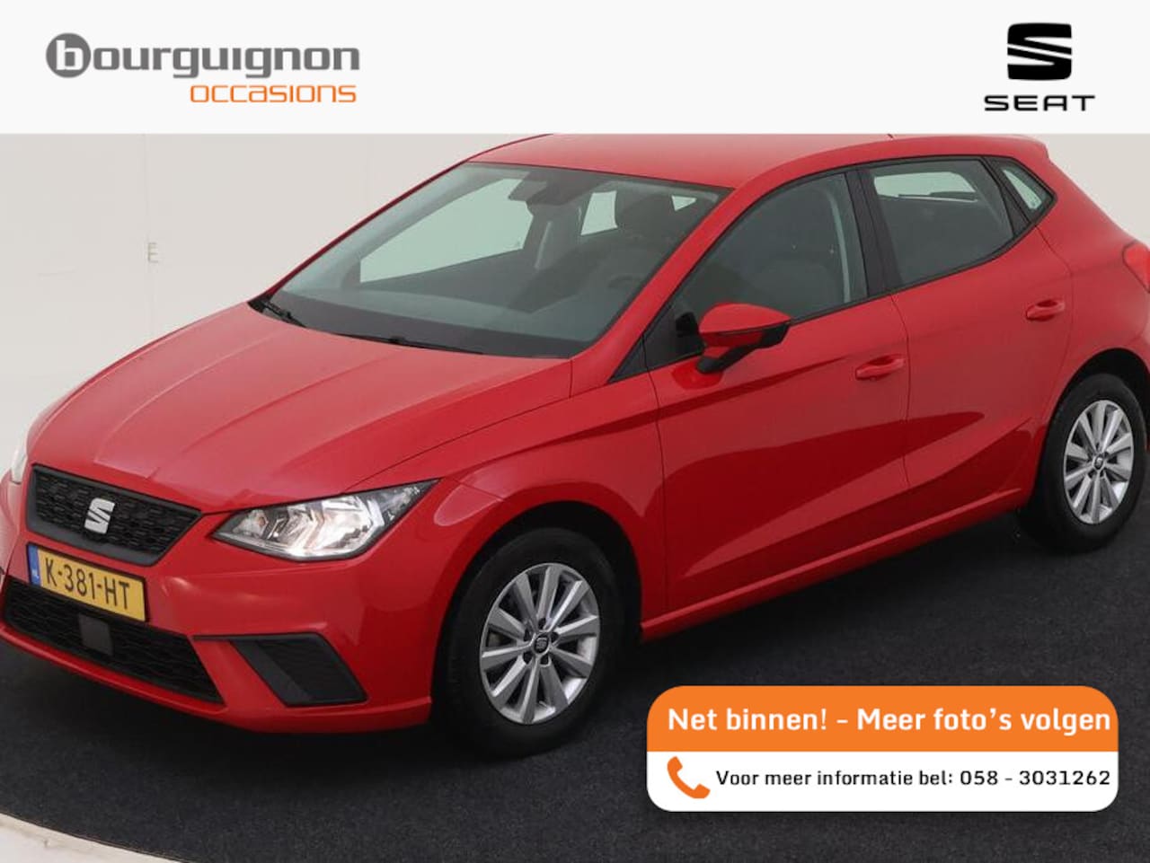 SEAT Ibiza - 1.0 TSi Style | Climate Controle | 15 Inch | CarPlay | Cruise Controle | Parkeersensoren | - AutoWereld.nl