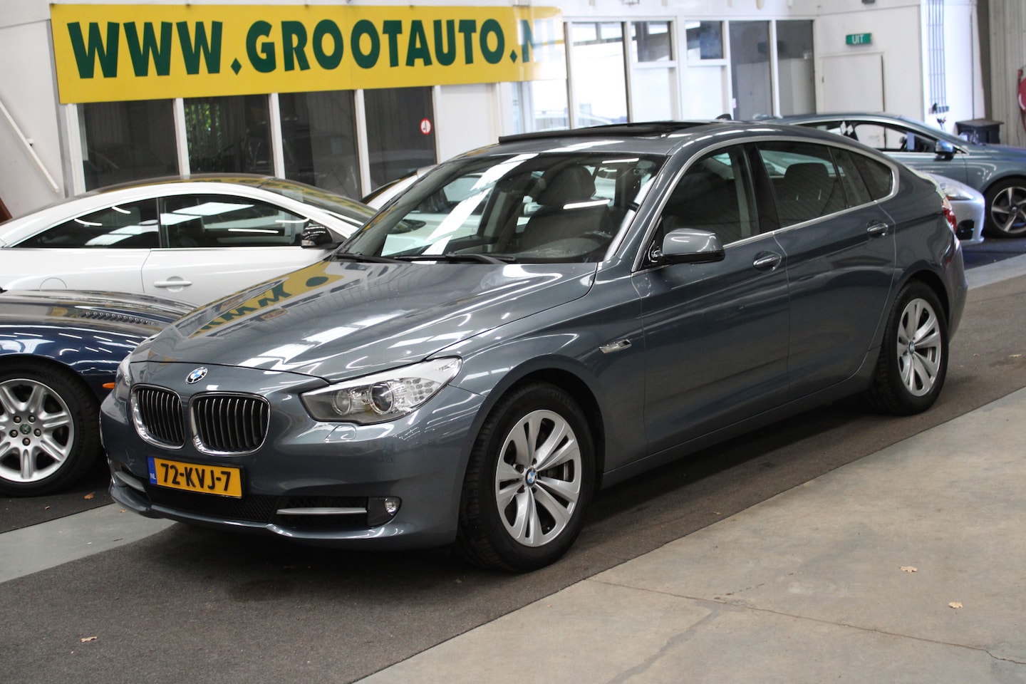 BMW 5-serie Gran Turismo - 535i High Executive Automaat Panoramadak, Airco, Cruise Control, Leder, Stuurbekrachtiging - AutoWereld.nl