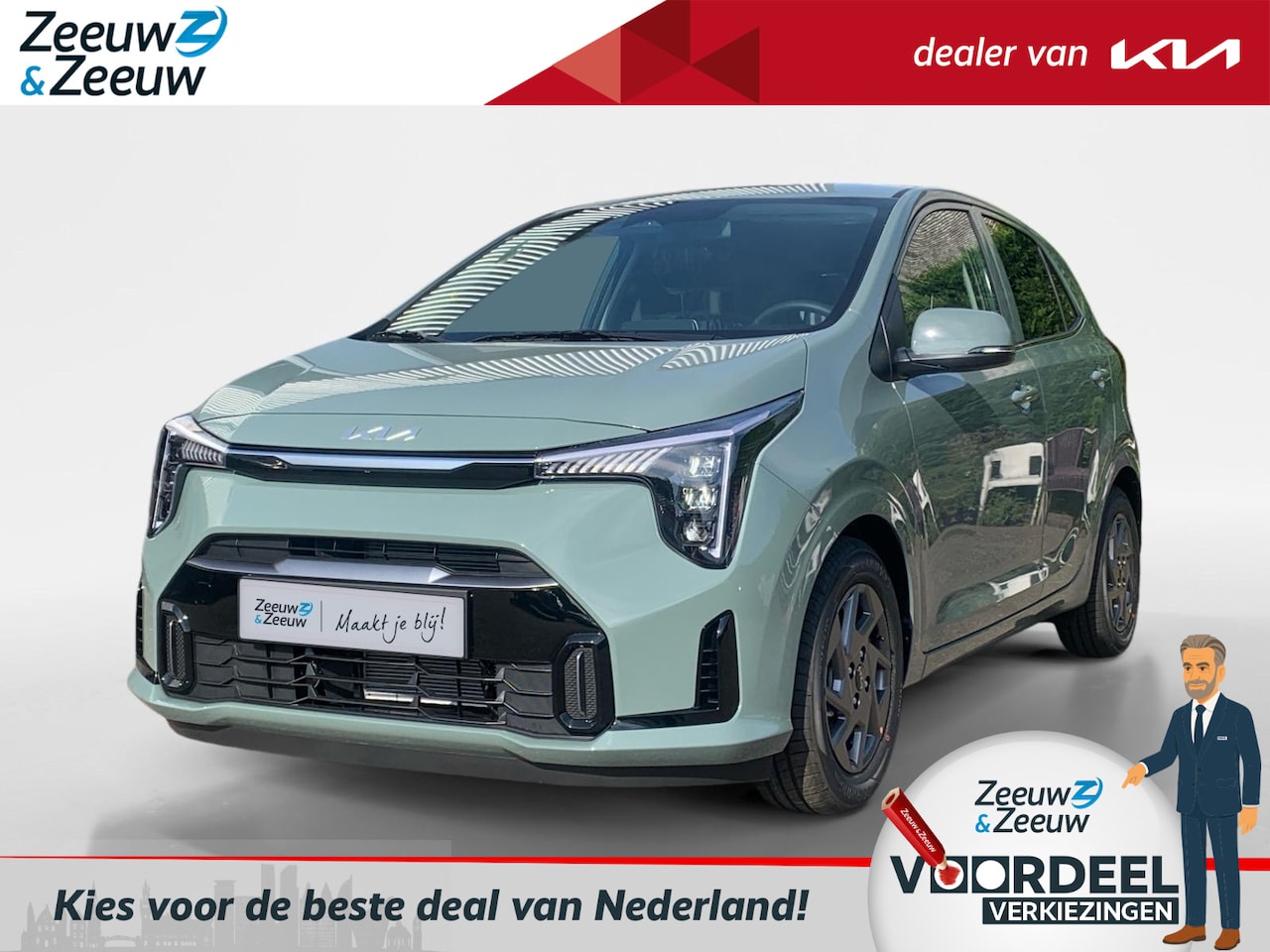 Kia Picanto - 1.0 GDi DynamicPlusLine Automaat | Enkele kleuren op voorraad bel voor info| € 1.000,- INR - AutoWereld.nl