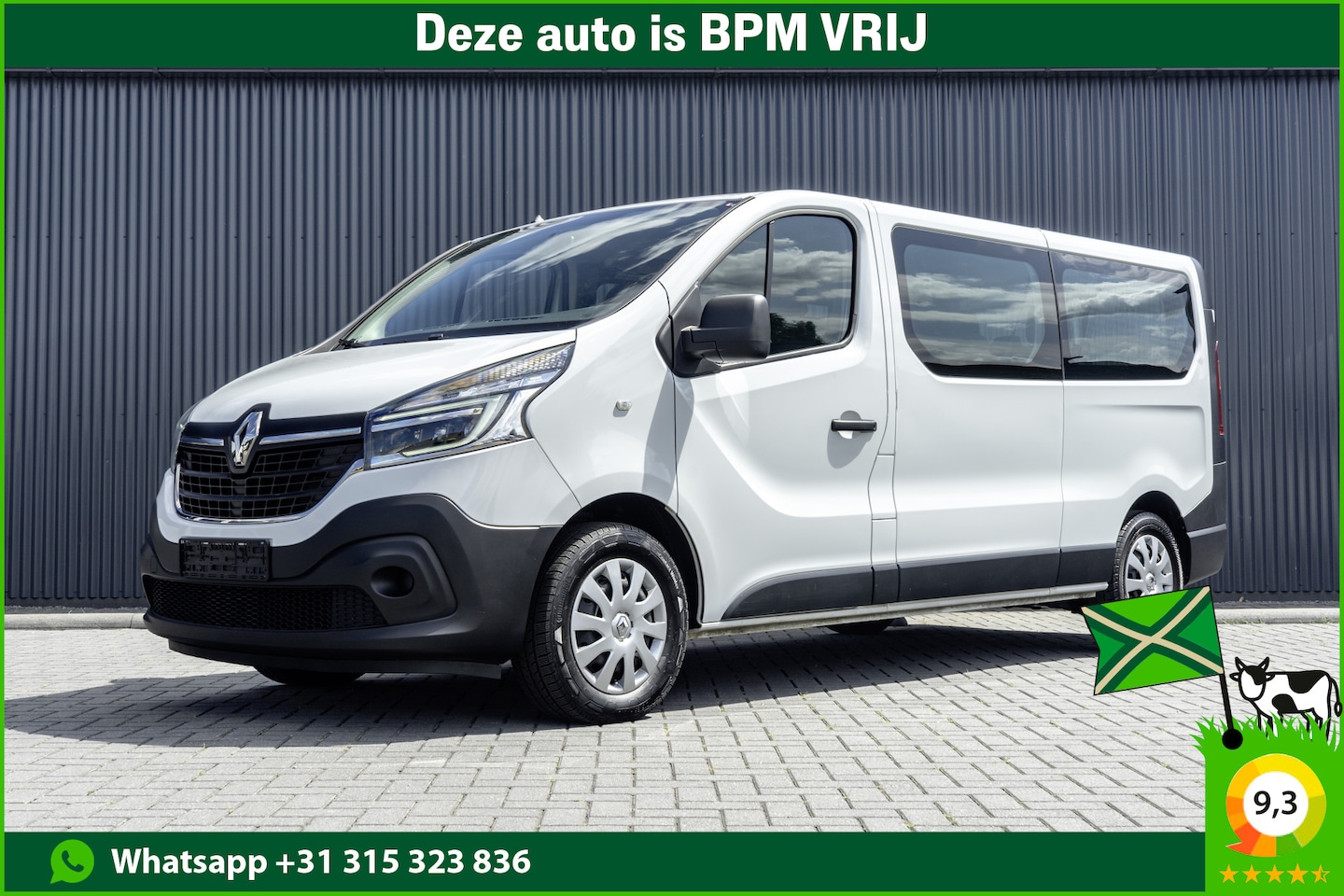 Renault Trafic - dCi 95 T29 L2H1 | 9-Persoons | Navi | LED | Cruise | Airco | Euro 6 - AutoWereld.nl