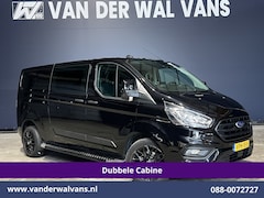 Ford Transit Custom - 2.0 TDCI 130pk L2H1 Dubbele Cabine Euro6 Airco | 5-Zits | Camera | 2x zijdeur | Apple Carp