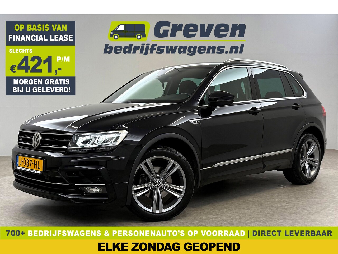 Volkswagen Tiguan - 1.5 TSI ACT R-line | Virtual | Carplay | Adaptive Cruise | Schakelflippers | Parkeersens. - AutoWereld.nl