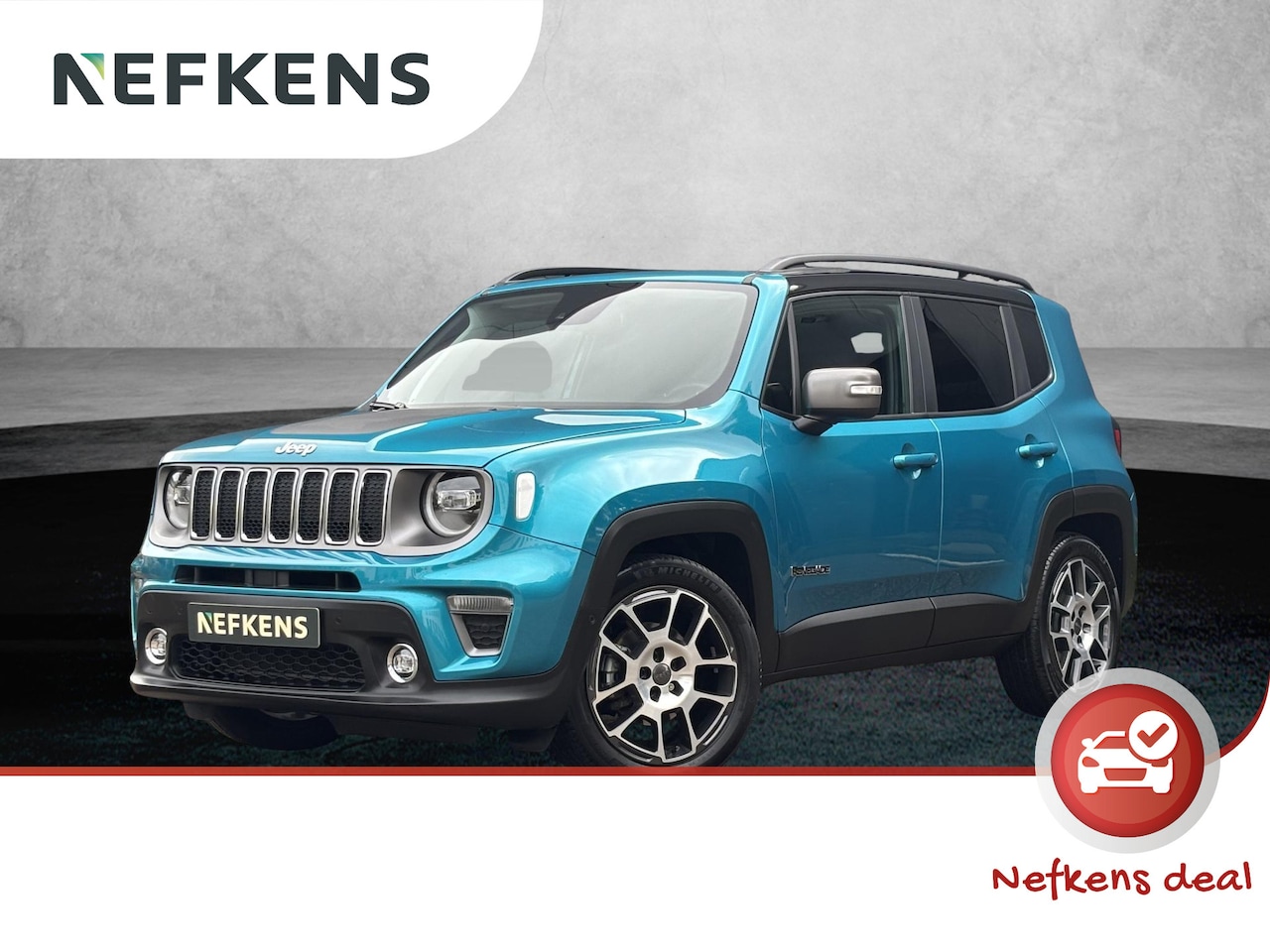 Jeep Renegade - 1.3 Turbo 150pk Limited Automaat | 1ste eigenaar | Achteruitrijcamera | 19" LM velgen | Na - AutoWereld.nl