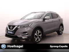 Nissan Qashqai - 1.3 DIG-T Tekna + | 160PK | Trekhaak | Panodak | Cruise Control | 360 Camera | Stoelverw