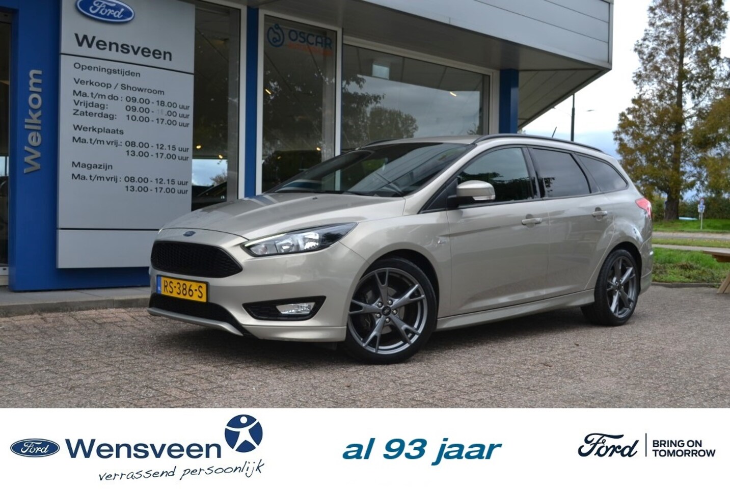 Ford Focus Wagon - 1.0T 125pk ECOBOOST ST-Line | trekhaak, privacy glass - AutoWereld.nl