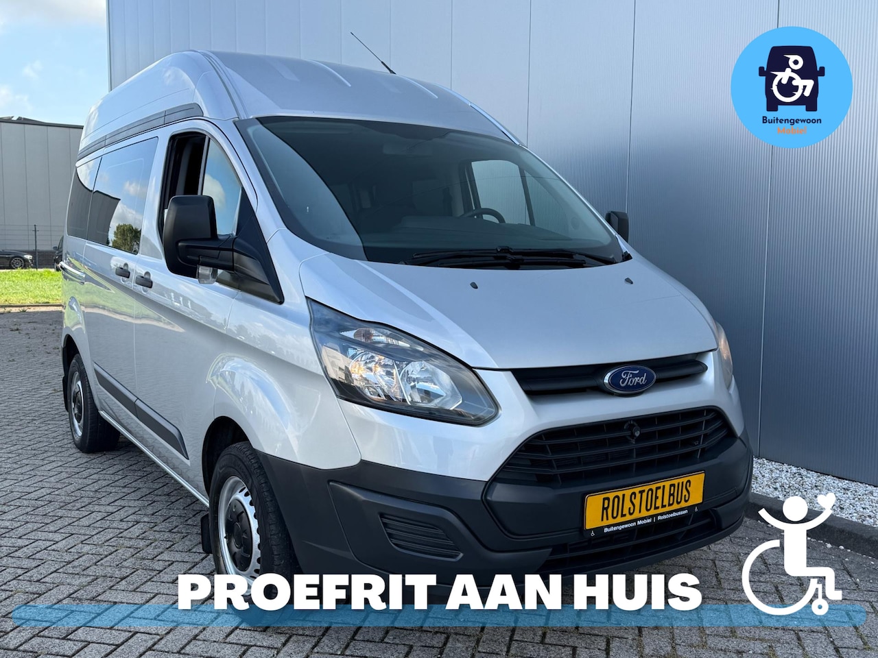 Ford Transit Custom - Rolstoelbus 5 Persoons Rolstoellift Tafel L1H2 - AutoWereld.nl
