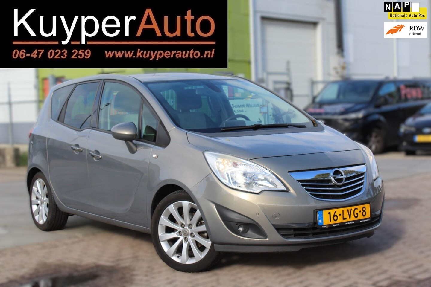 Opel Meriva - 1.4 Turbo Cosmo NAVI CRUISE HALF LEDER CLIMA TREKHAAK PARKEERSENSOREN - AutoWereld.nl