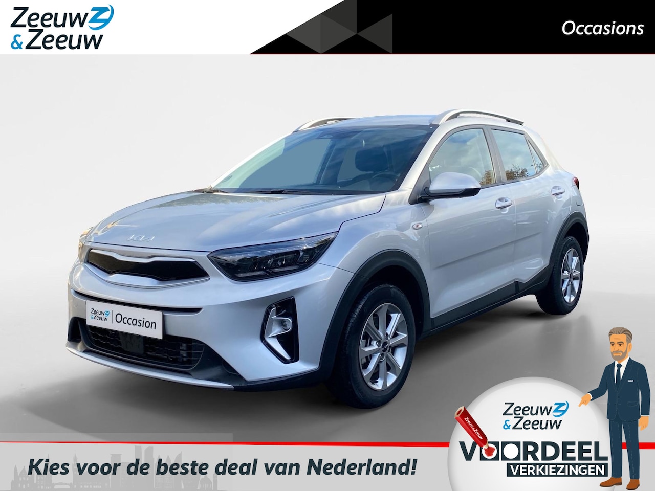 Kia Stonic - 1.0 T-GDi MHEV DynamicLine | Navigatie | Cimate control | Cruise control | Trekhaak - AutoWereld.nl