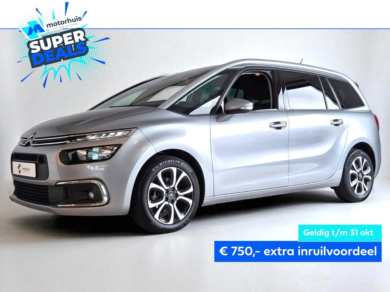 Citroën Grand C4 SpaceTourer - 1.2 PureTech 130pk Business 7p NAVI LMV PDC - AutoWereld.nl