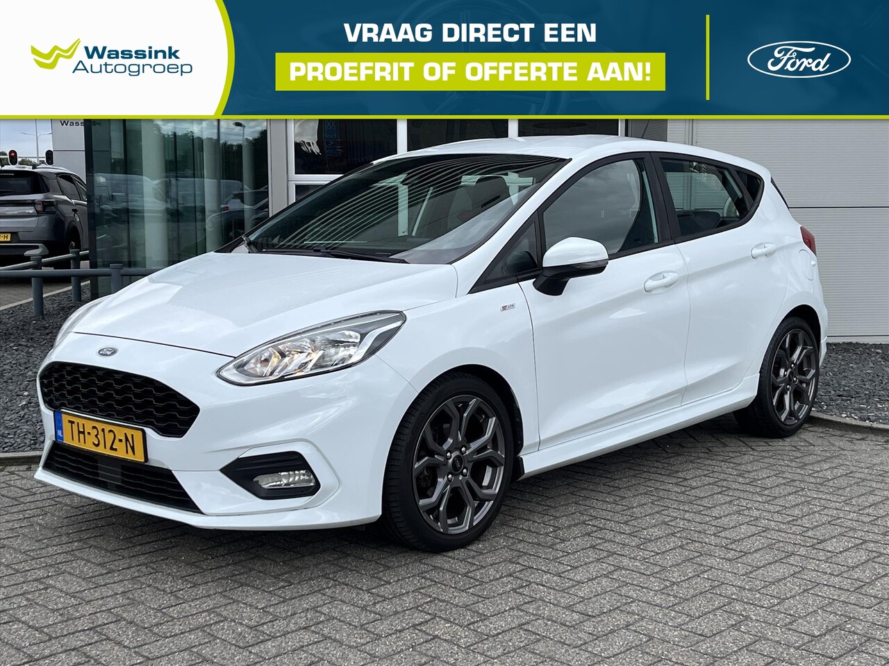 Ford Fiesta - 1.0 EcoBoost 100pk 5dr ST-Line | Airconditioning | Navigatie by carplay | Sportvelgen | Ca - AutoWereld.nl