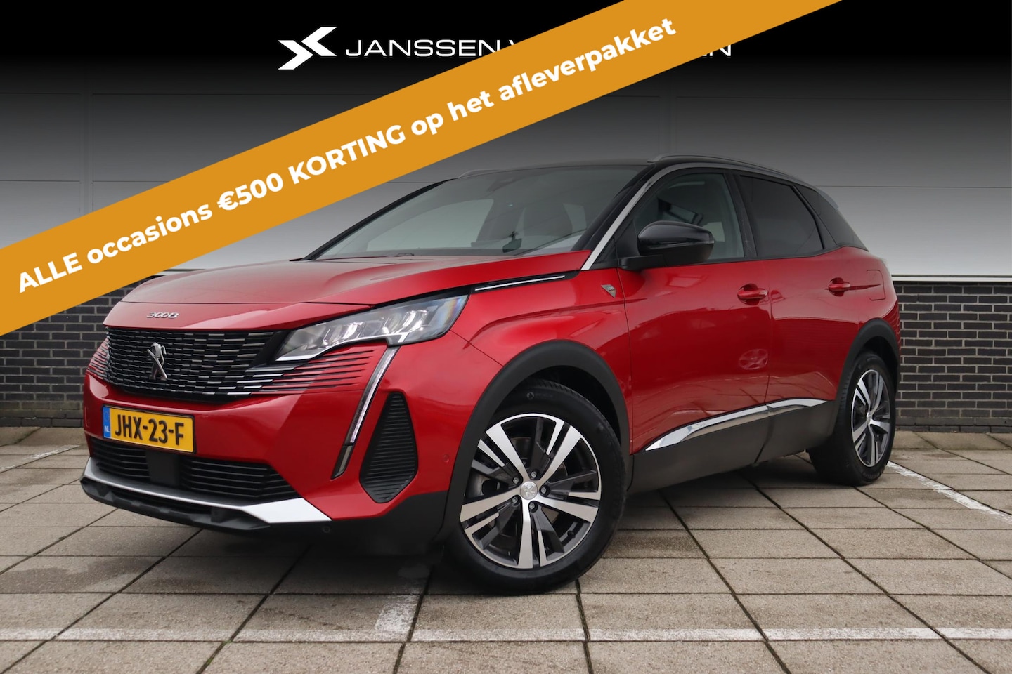 Peugeot 3008 - 1.6 HYbrid 225 Road Trip * SOH 100% * Stoelverwarming * Achteruitrijcamera * Navigatie * - AutoWereld.nl