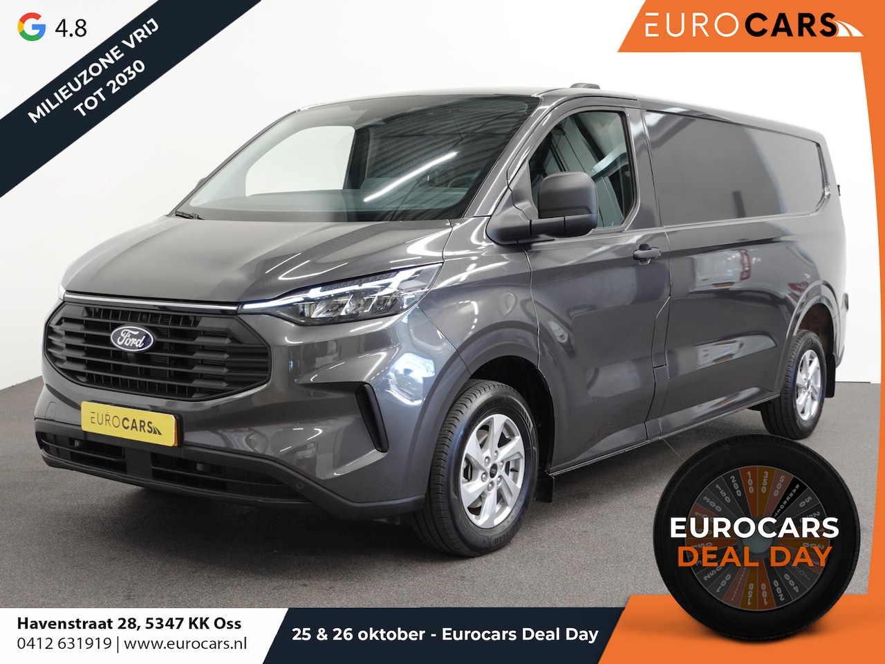 Ford Transit Custom - 300 2.0 TDCI L2H1 Trend Automaat Airco Navigatie Cruise - AutoWereld.nl