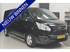 Ford Transit Custom - 290 2.2 TDCI L2H1 Limited DUBBELE CABINE // AIRCO // CRUISE // NAVI // TREKHAAK // 2x SCHU
